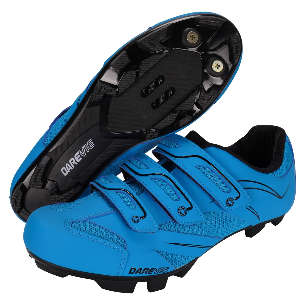 DAREVIE MTB Cycling Shoes Newest Self Lock Cycling Shoes Pro High Quality SPD Cleats Toe Cover Set Breathable Bike Sneaker