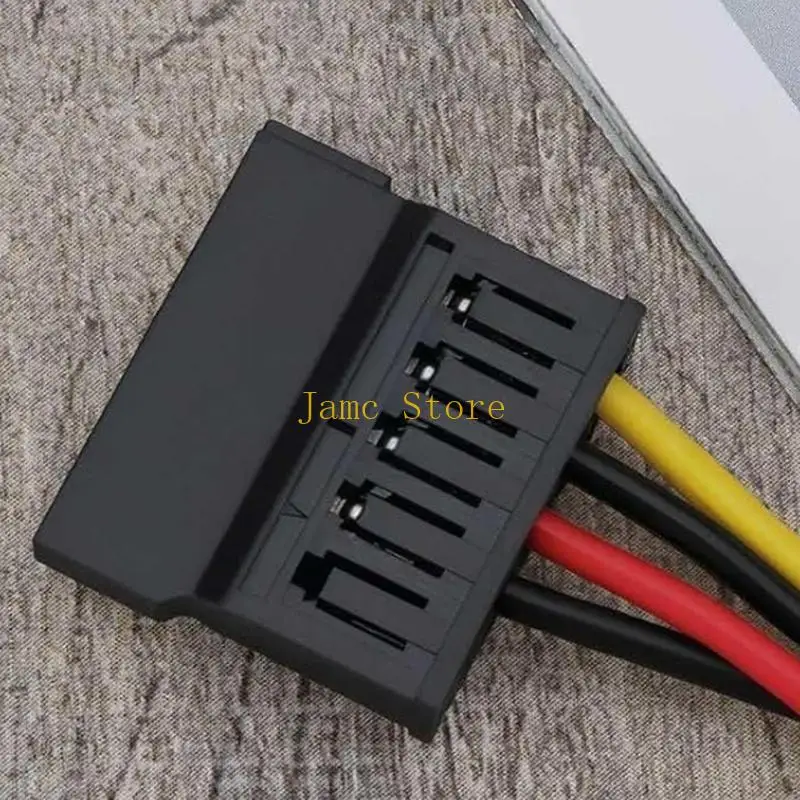 LX0B Efficient 4Pin Male To SATAs Power Cable For Server Hard Drive Quick Plugs And Play Setups