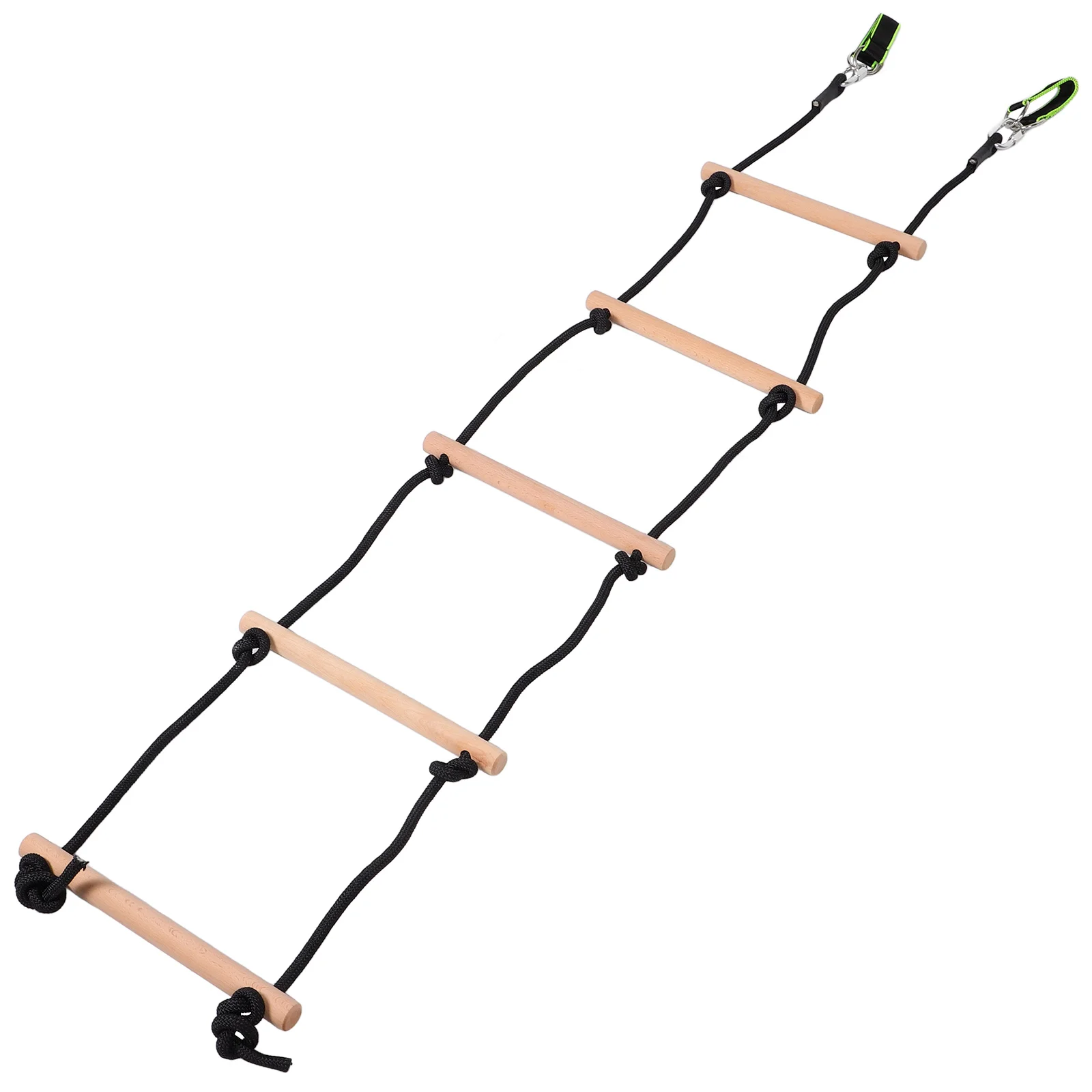 

1Set Portable Kids Climbing Ladder Wooden Rope Frame for Outdoor Adventure Encouraging Coordination and Perseverance