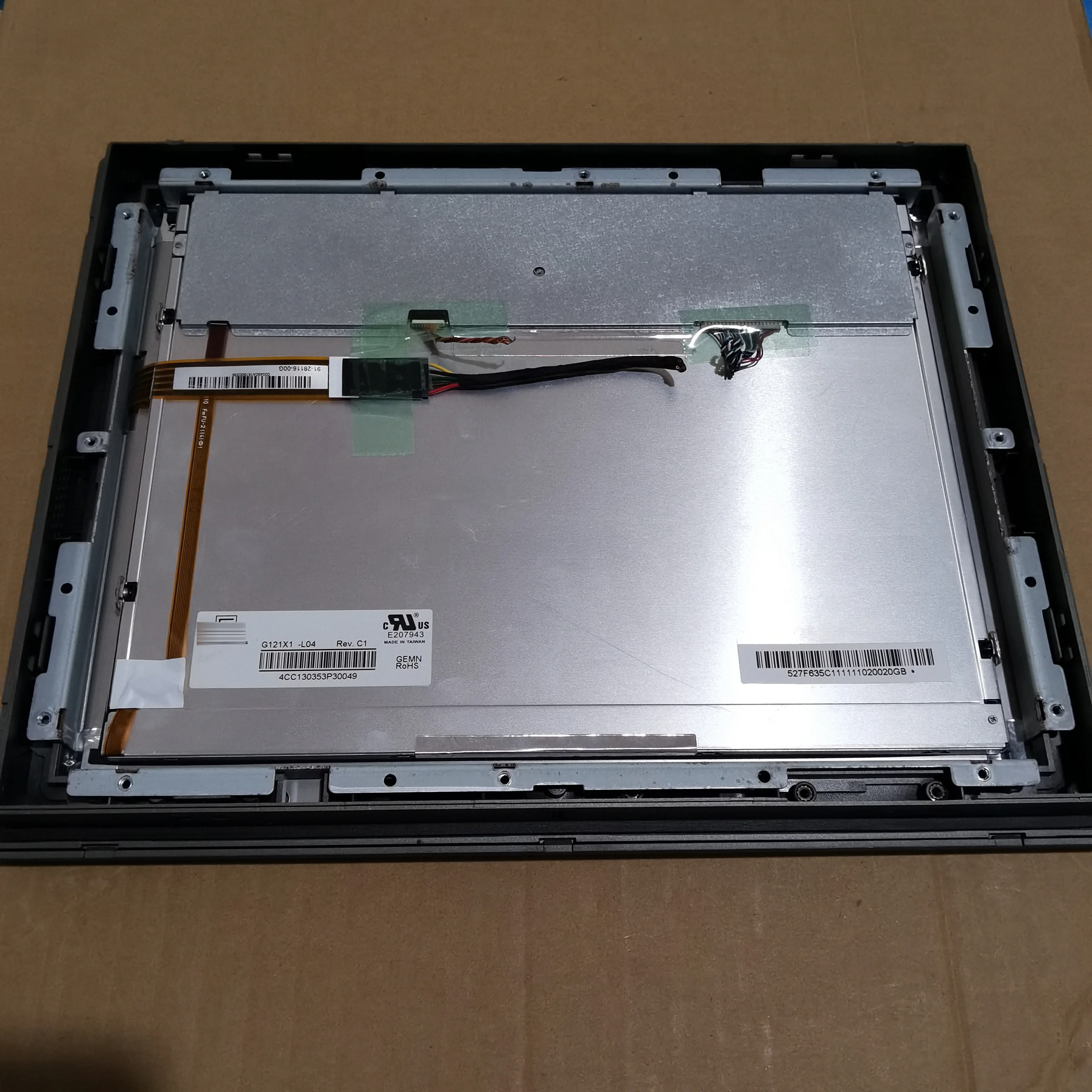 

12.1 inch 1024 * 768 G121X1-L04 industrial display screen