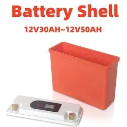 12V 30A Lithium Battery Box for 12V 30~50Ah, Plastic ABS Box Storage Li ion Lithium Cells 18650 Case