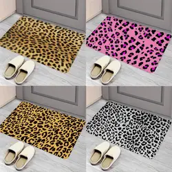 Leopard Cow Print Floor Mat Entrance Door Mat Nordic Style Home Doormat Bathroom-Toilet Mats Bedroom Hotel Decor Mat