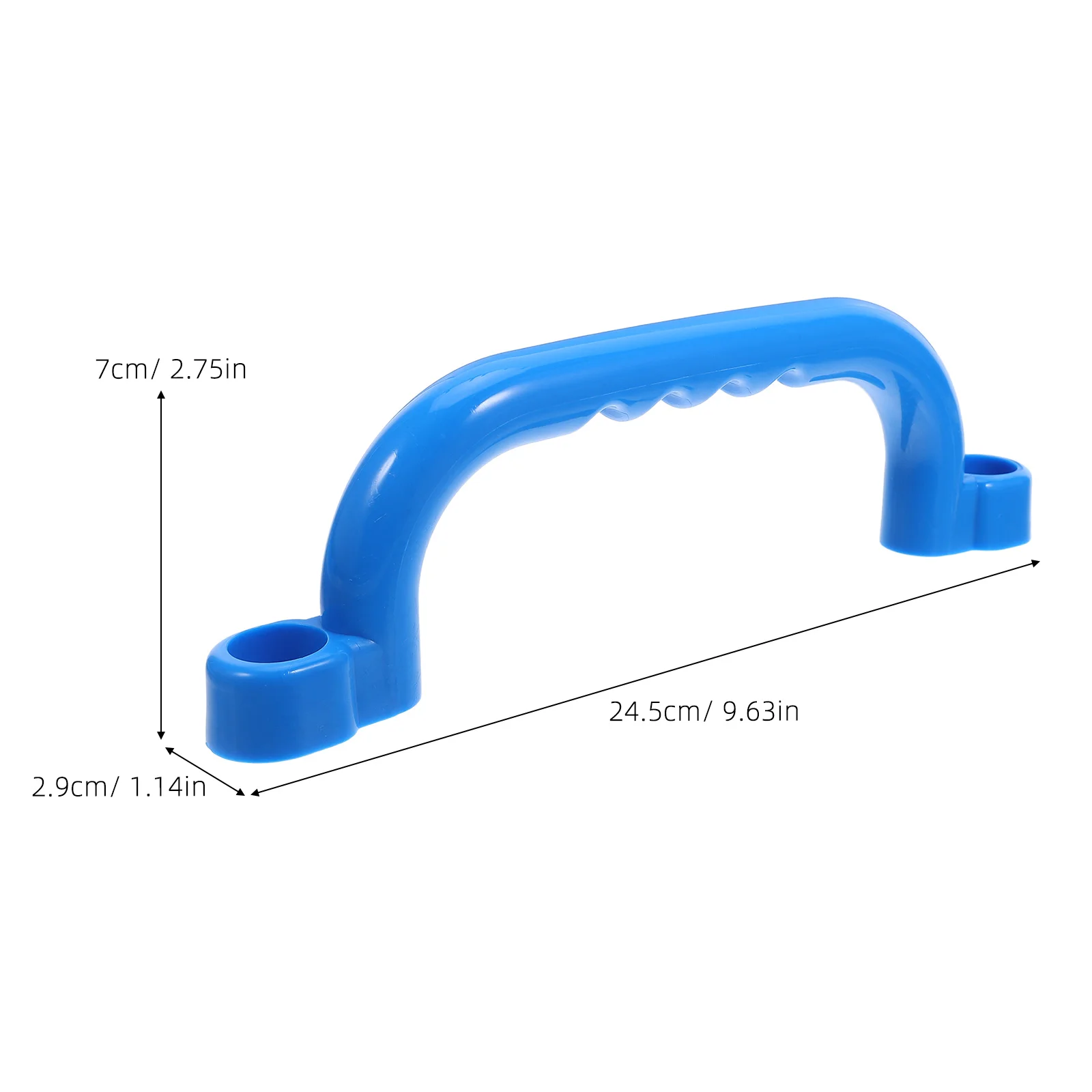 2 pçs crianças playground alças de segurança apertos de mão de plástico suave para playset ao ar livre quadro de escalada selva ginásio substituição barra de apoio