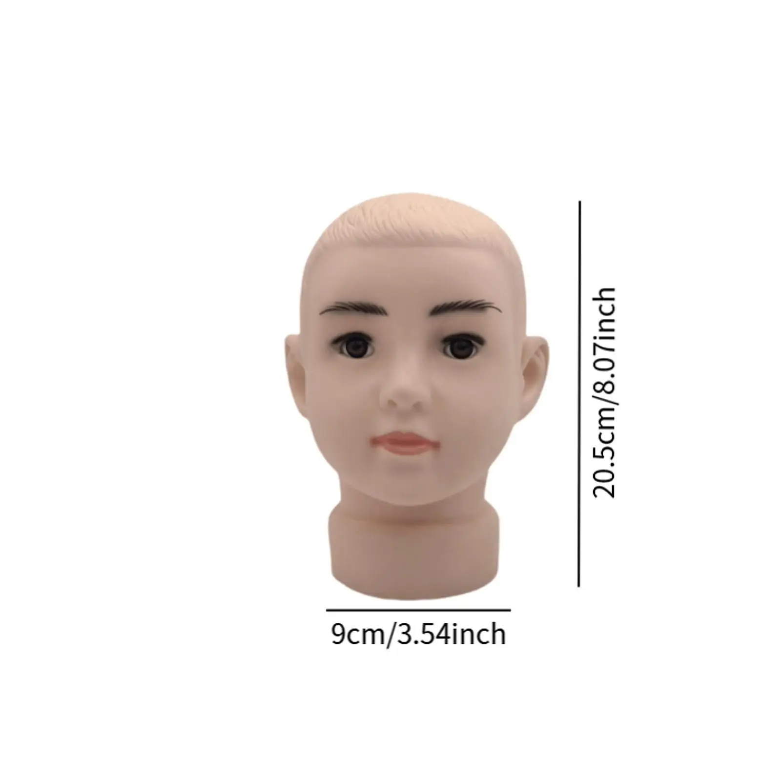 Supporto per testa di manichino per bambini Piccolo espositore per cuffie copricapo