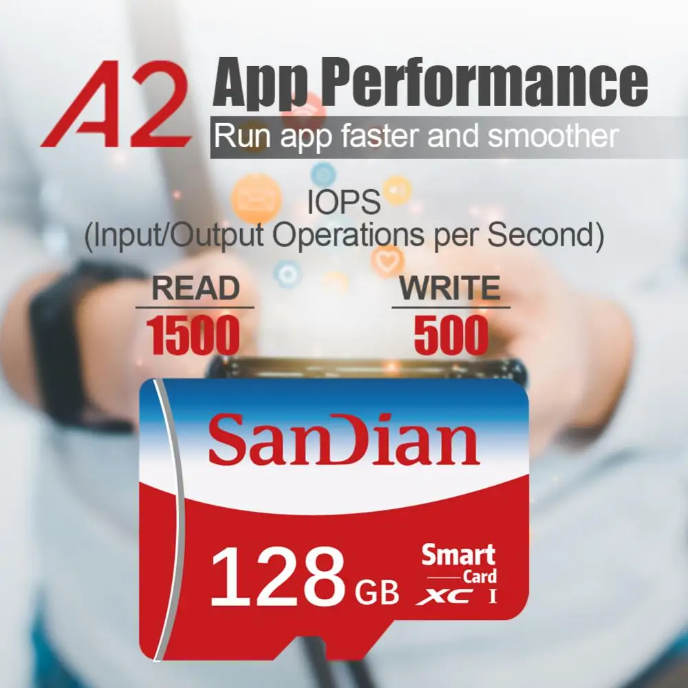 Micro TF SD Card 1TB V30 4K Memory Card High Speed U3 SD/TF Card 128GB For Nintendo Switch Ps4 Ps5 Game Laptop