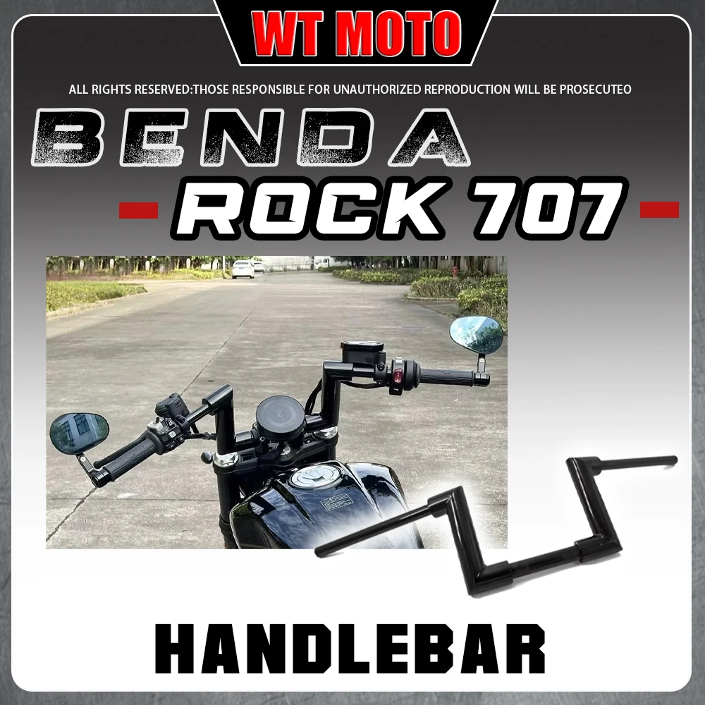 

BENDA ROCK 707 Ultra 707 Pro Heightened Riser Handlebar Rearward Move Mount