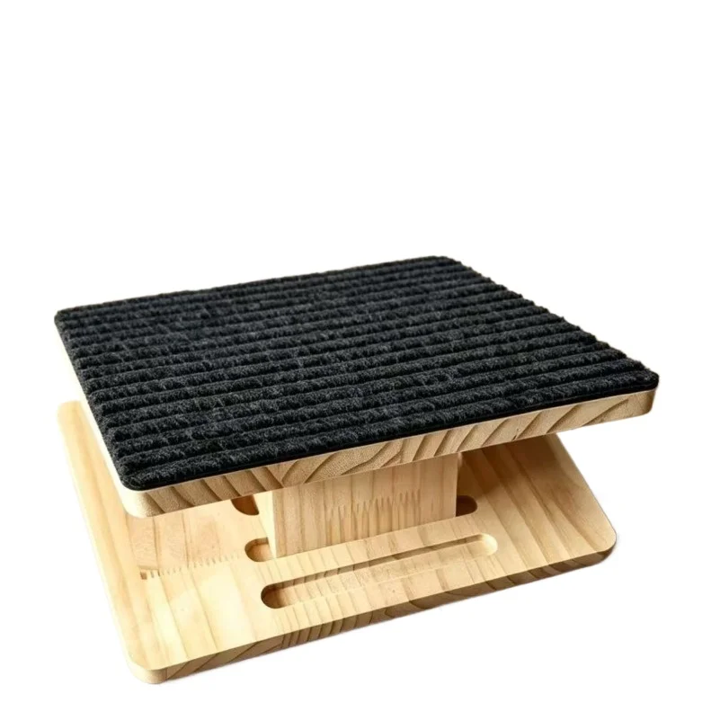 Solid wood pet slope ladder anti-skid ramp for small dogs Foldable