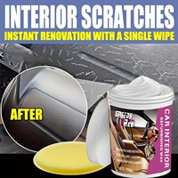 Car interior refurbishment kit-Leather conditioner wax and plastic polishing to restore faded seats/door panels/center consoles