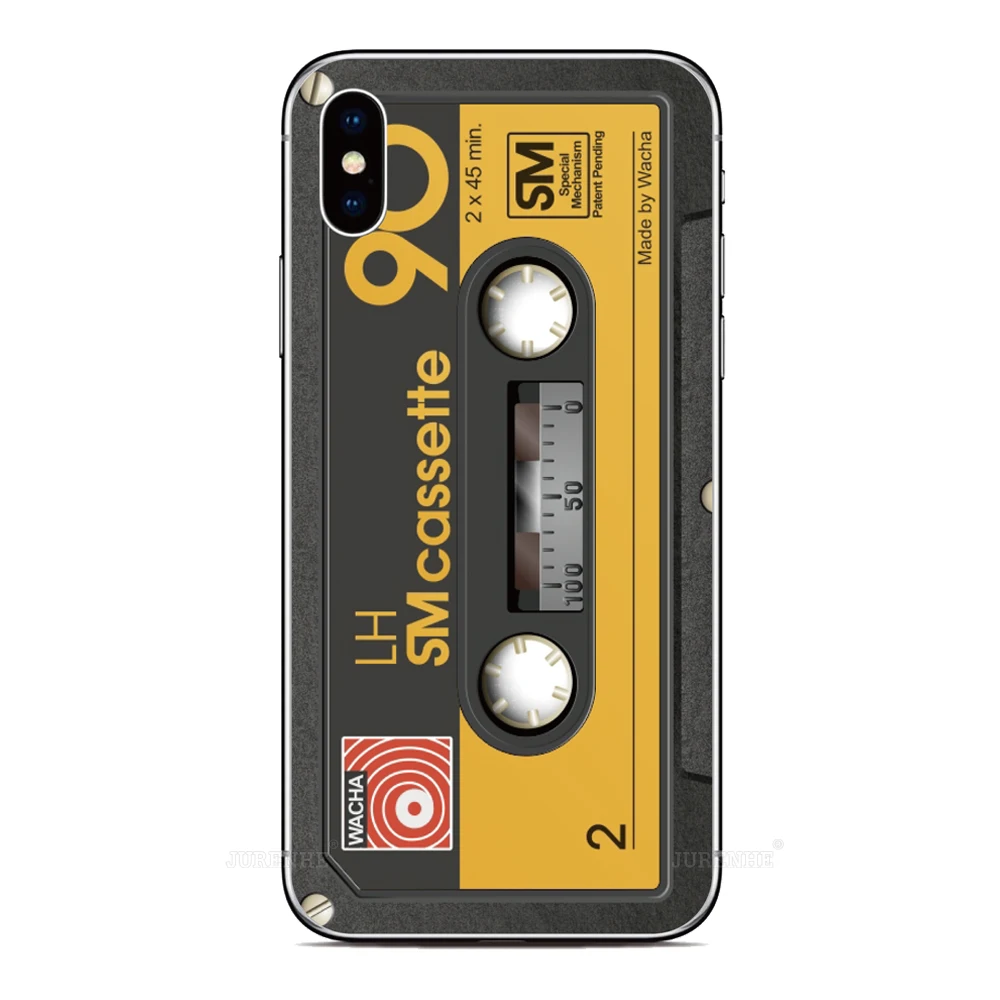 Music Tape Cover For Asus Zenfone 10 9 8 Flip 5Z 4 ROG Phone 2 3 5 6 7 Max Pro M2 M1 Plus Shot ZB631KL ZS620KL ZS590KS Case