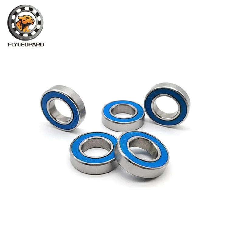 5PCS MR104-2RS Bearing ABEC-5 4x10x4mm Miniature Bearing MR104RS Ball Bearings Blue Sealed Bearing MR104 2RS 4*10*4mm