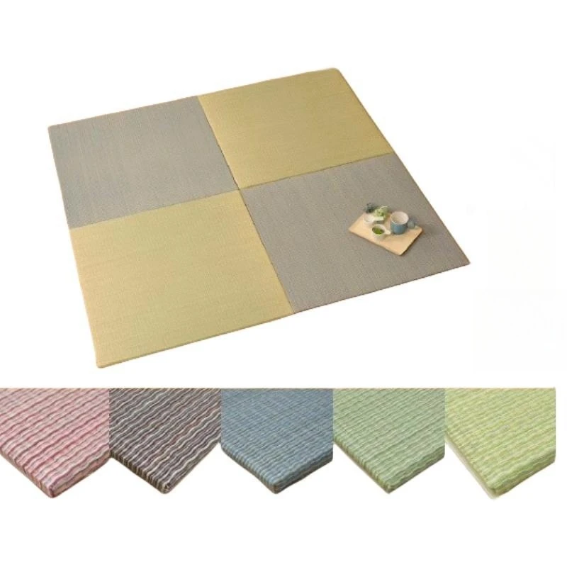 Japanese Placed Tatami Unit Mat Igusa Standing Floor Rug For Living Room Bedroom Lightweight Square Rush Grass Flooring Tatami