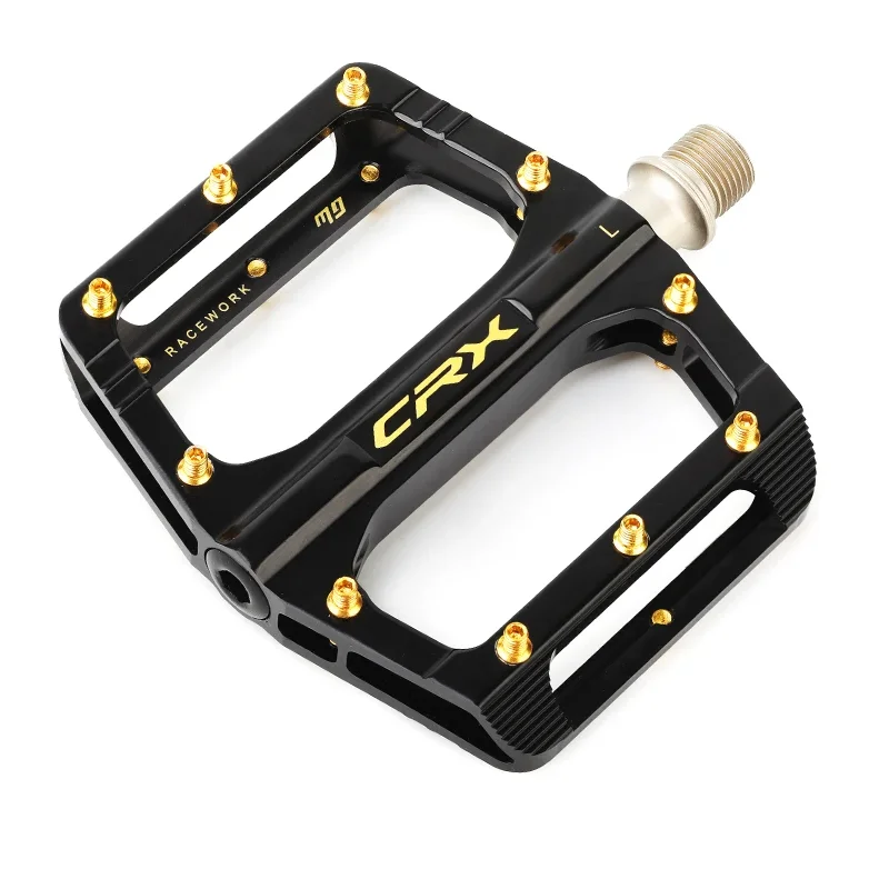 

Педали для горного велосипеда с герметичными подшипниками DU, из алюминиевого сплава, для MTB и шоссейных велосипедов, с ЧПУ, нескользящие, широкие, плоские, с шипами, аксессуары для велосипедов