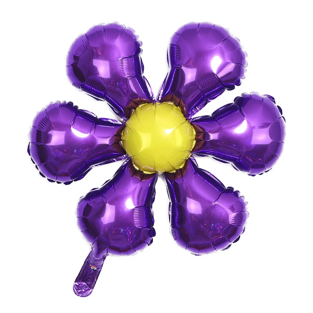 

8 Pcs Six-leaf Clover Balloon Balloons for Party Supplies Aluminum Foil The Flowers