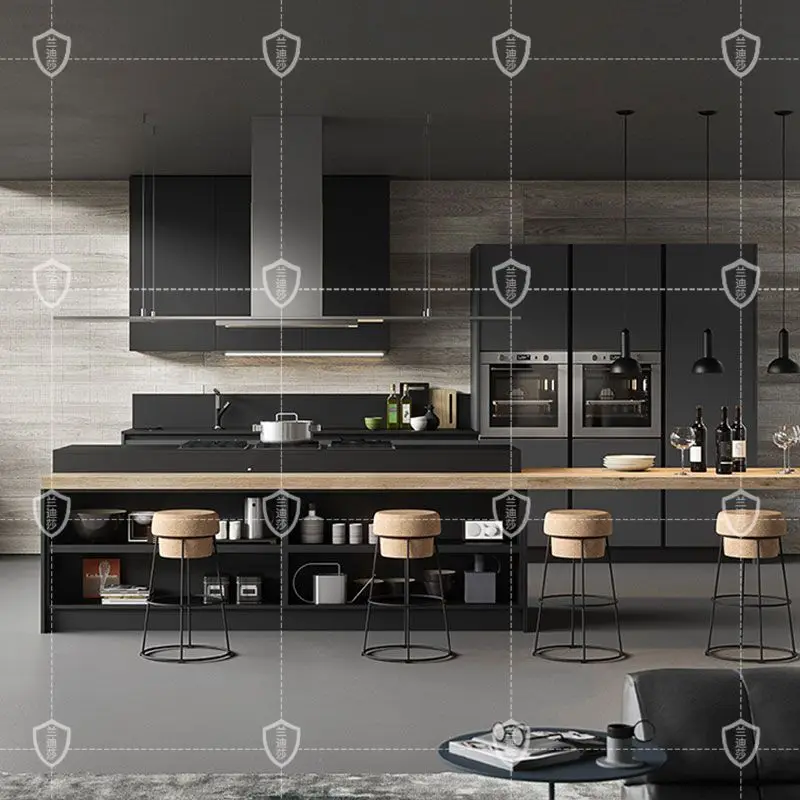 جزيرة الطاولة الإيطالية البسيطة المنزلية متعددة الوظائف الحد الأدنى الحديثة جزيرة تايبي الطعام الأوروبي #4