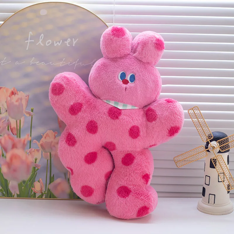 40cm/15.75in Kawaii Cat Plush Toys Cute Rabbit Plush Doll Movie Stuffed Animals Toys for Kids Birthday Gifts Room Decoration