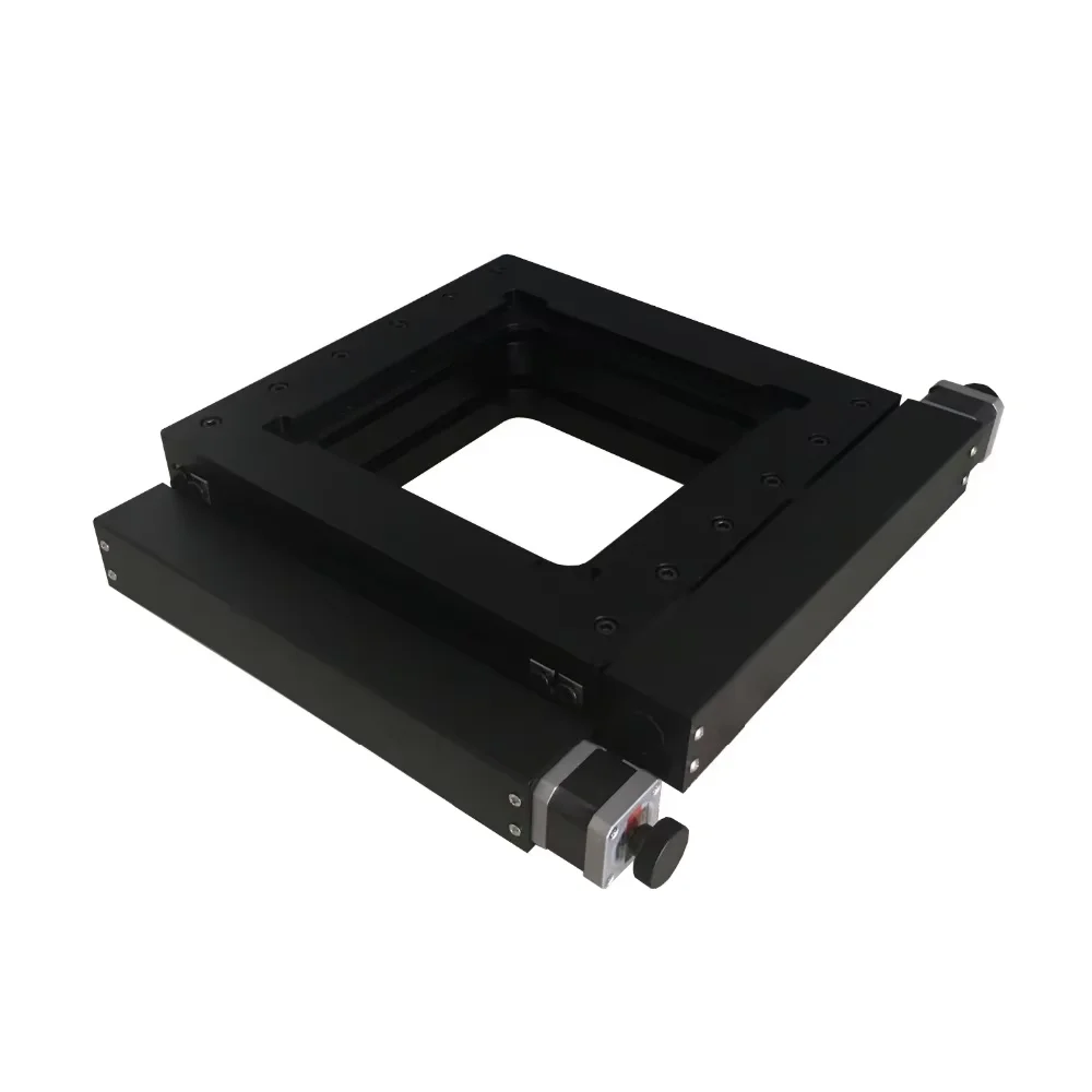 PT-XY100 XY Motorized Microscope Stage Electric XY Integral Combinating Platform 100mm Travel Linear Stage