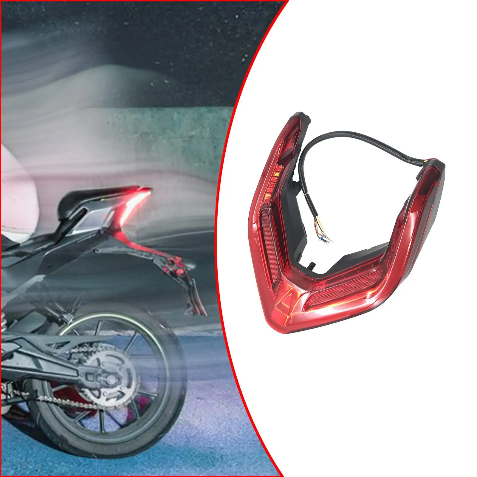 

LED Turn Signal Light Spare Parts Replacement Stop Running Light Motorcycle Tail Light for Ducati Panigale 2021 V2 V4S 2020