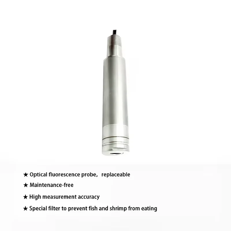 

Maintenance Free Fluorescence Optical Water Dissolved Oxygen Electrode Monitor Analyzer And Temperature 2 in 1 Sensor