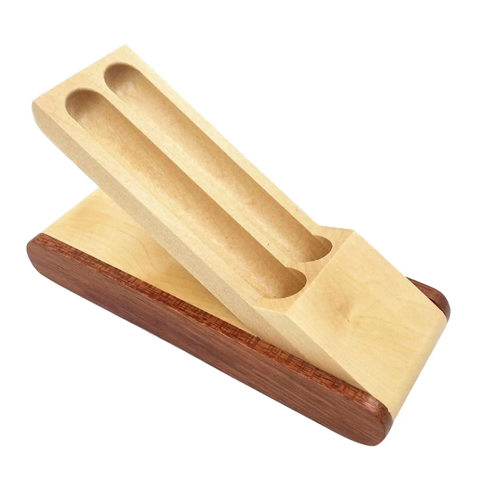 Decorative Gift Storage Box Organizer for 2 Pens Wooden Case for Men Desktop