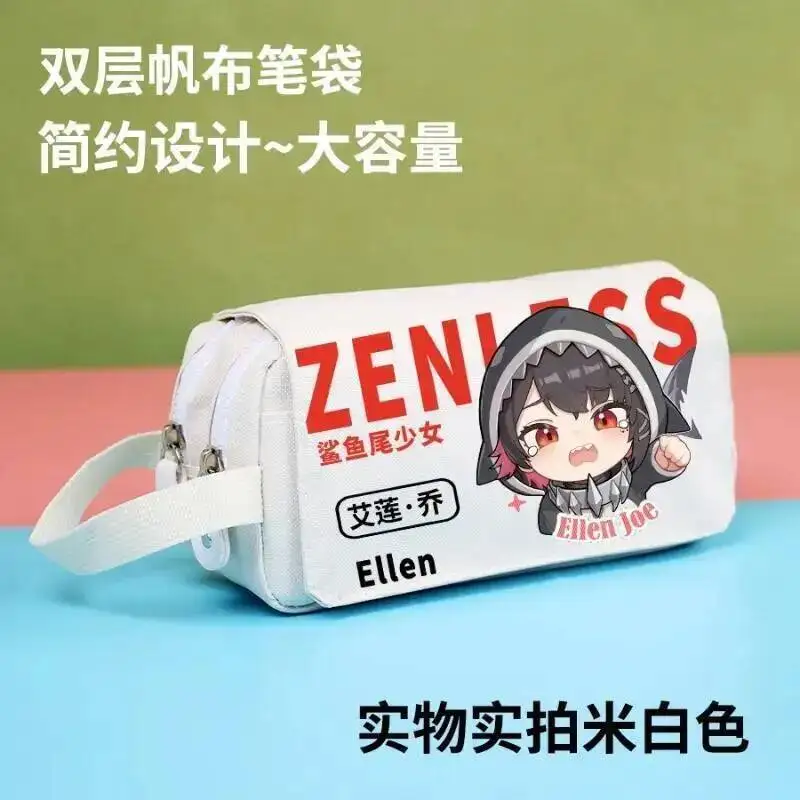 

Аниме игра Zenless Zone Zero Cos Эллен Джо унисекс 2025 простой мультфильм милый 20X10x8 см портативный пенал подарок