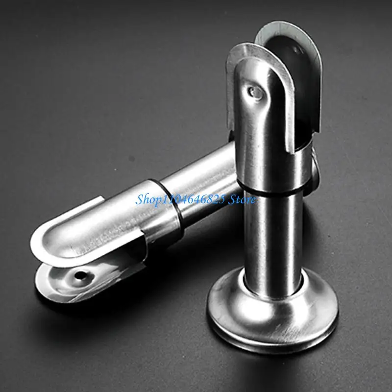 Stainless Steel Bathroom Partition Hardware Restroom Support Hinges Door Lock Restroom Partition Fittings