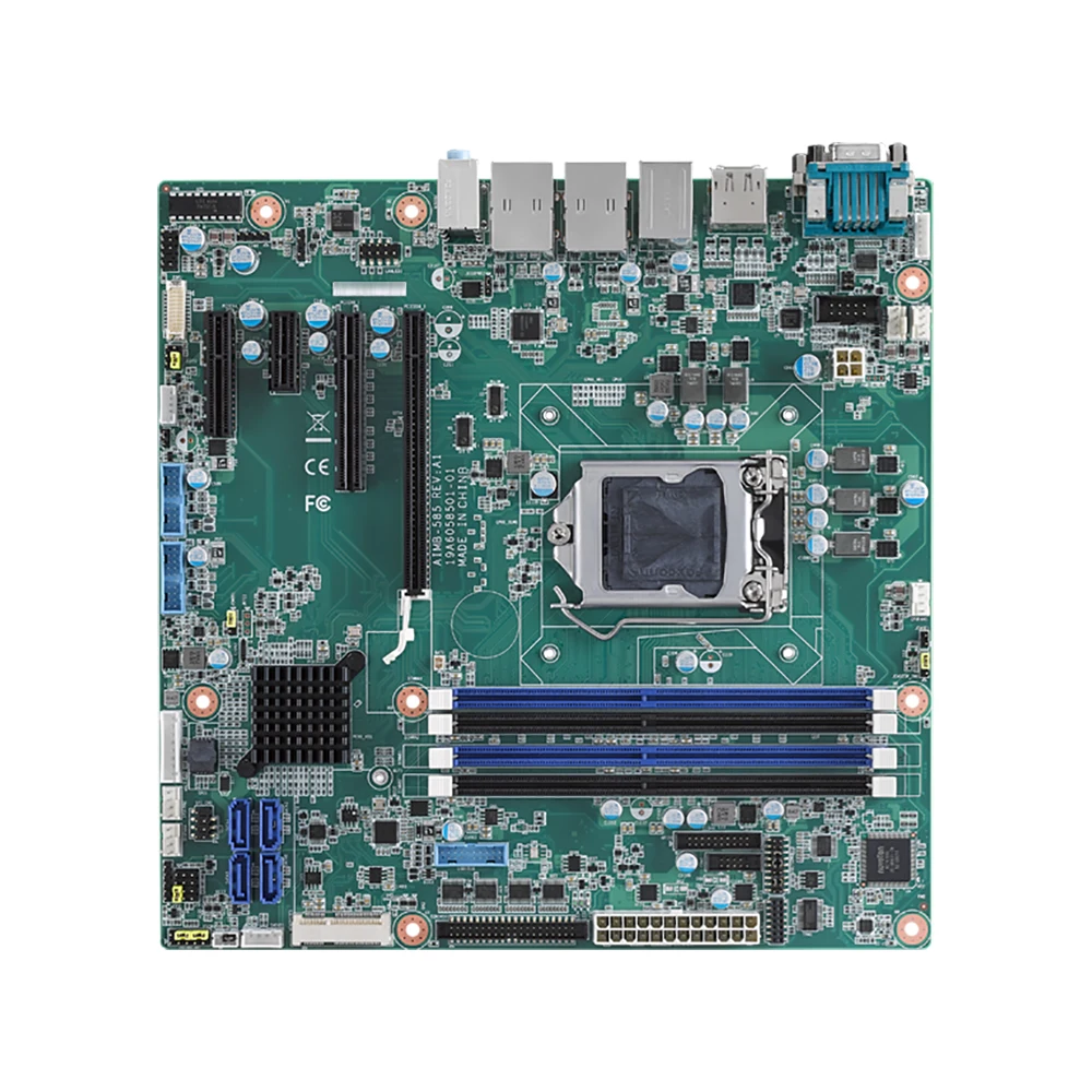 AIMB-585 AIMB-585L AIMB-585L-00A1E Motherboard Industrial Para Advantech H110 LGA1151 DDR4 SATAIII M-ATX Funciona Perfeitamente