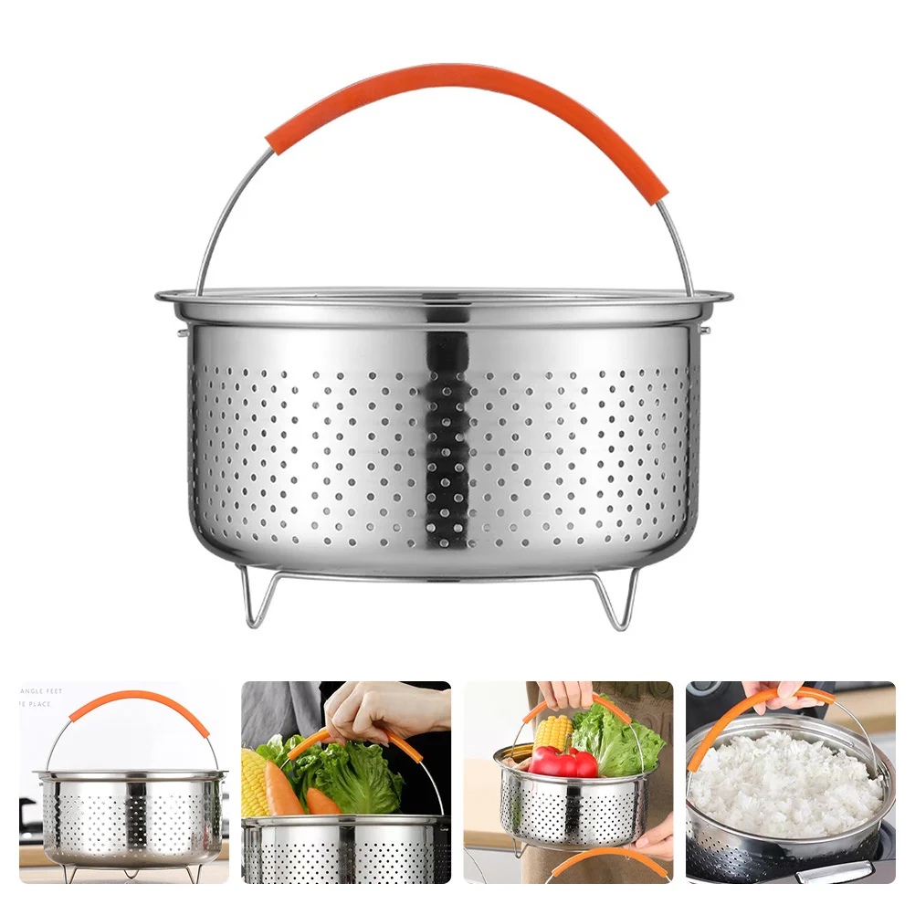 

2L Stainless Steel Steamer Basket For Electric Rice Cooker Multi Use Vegetable Dumpling Insert Kitchen Accessory Steaming Rack