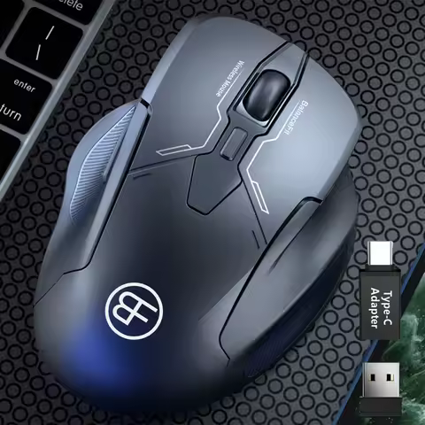 Wireless Gaming Mouse 2.4G Ergonomic Cordless Mouse with USB Receiver Computer Mouse with 6 Buttons for Laptop PC Computer