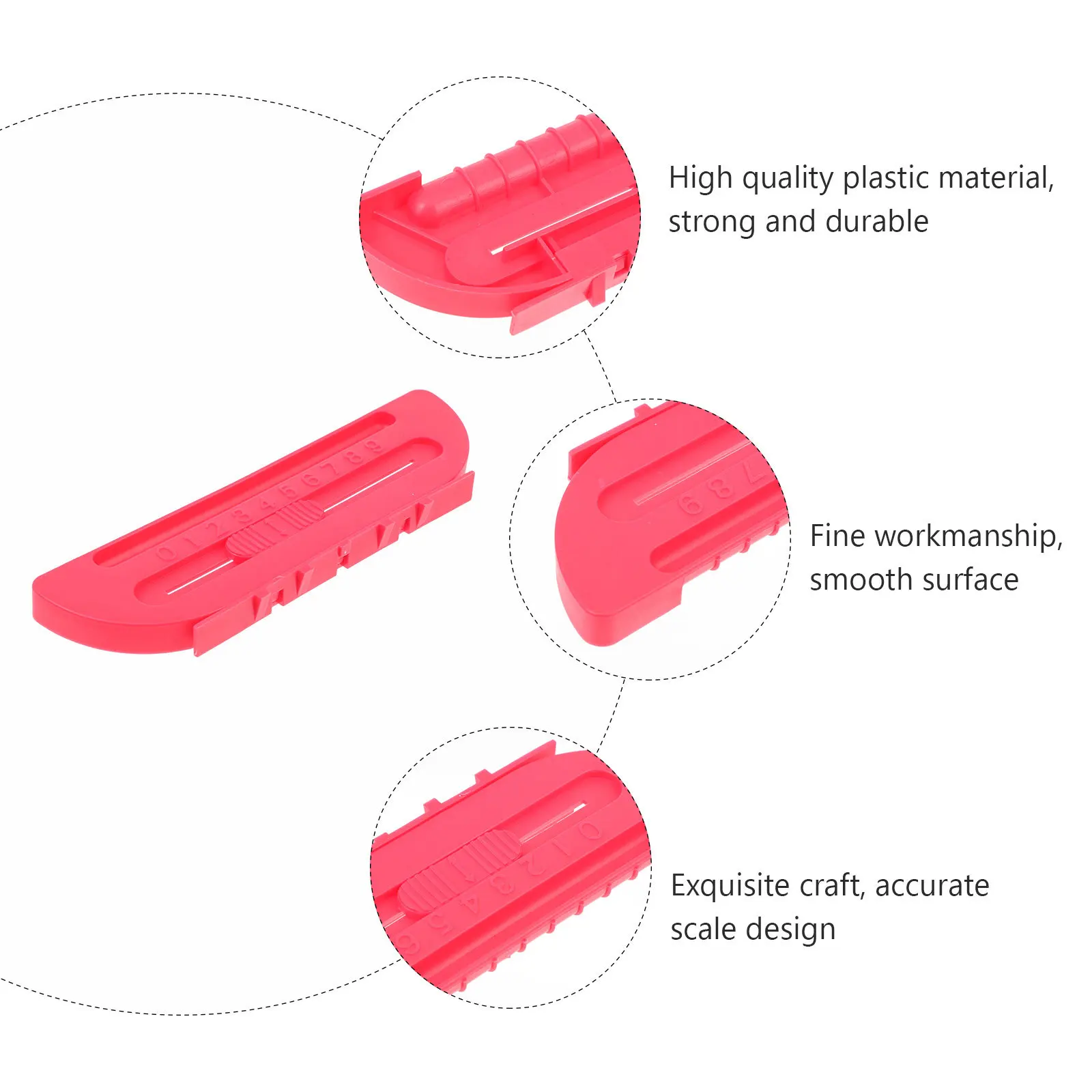 

2pcs Plastic Air Hockey Table Scorekeepers Red Scoring Markers For Kids Indoor Room Table Accessory Scoring Units