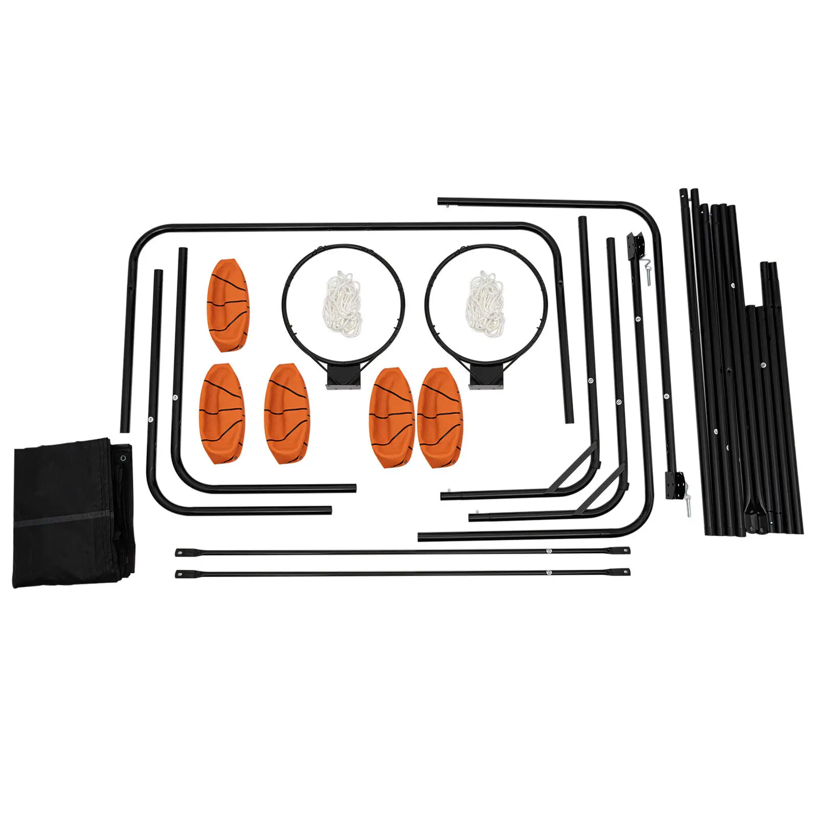 듀얼 플레이어 전자 득점 농구 기계, 성인 및 어린이용 실내 재미