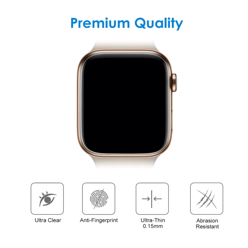 Zachte Hydrogel Screen Protector Film Voor Apple Watch 10 9 Se 8 7 42Mm 46Mm 49Mm 41Mm 45Mm 40Mm 44Mm Niet Glas Voor Iwatch 6 Ultra