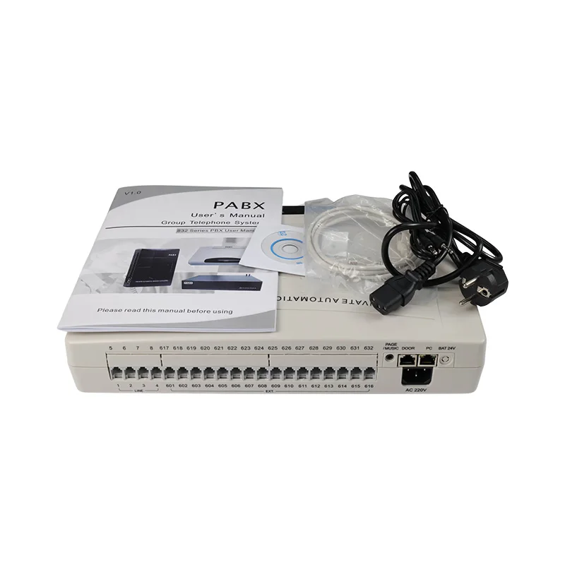 Hotel Office Center PBX  Analog Telephone Exchange System PABX Support Digital Console Key Phone for SOHO Small Business Office