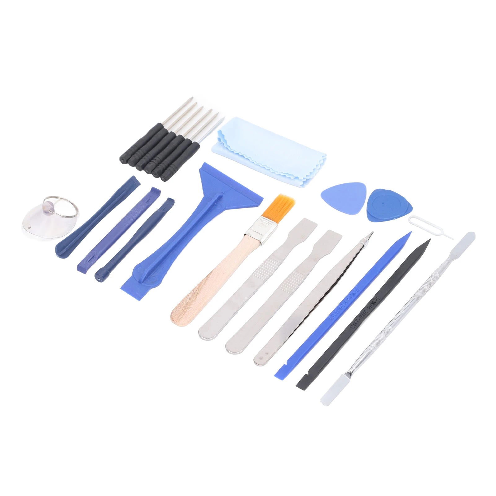 22PCS Disassembly Tool Repair Kit ABS Stainless Steel Electronic Equipment Removal Tool for Sticker