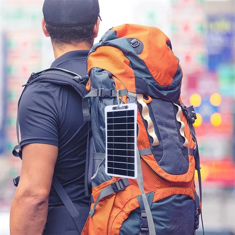 5V Solar Panel 2W USB Type-C Charge Portable Flexible Kit Lightweigh Mini System For Phones Car Camping Hiking Power Banks IP65