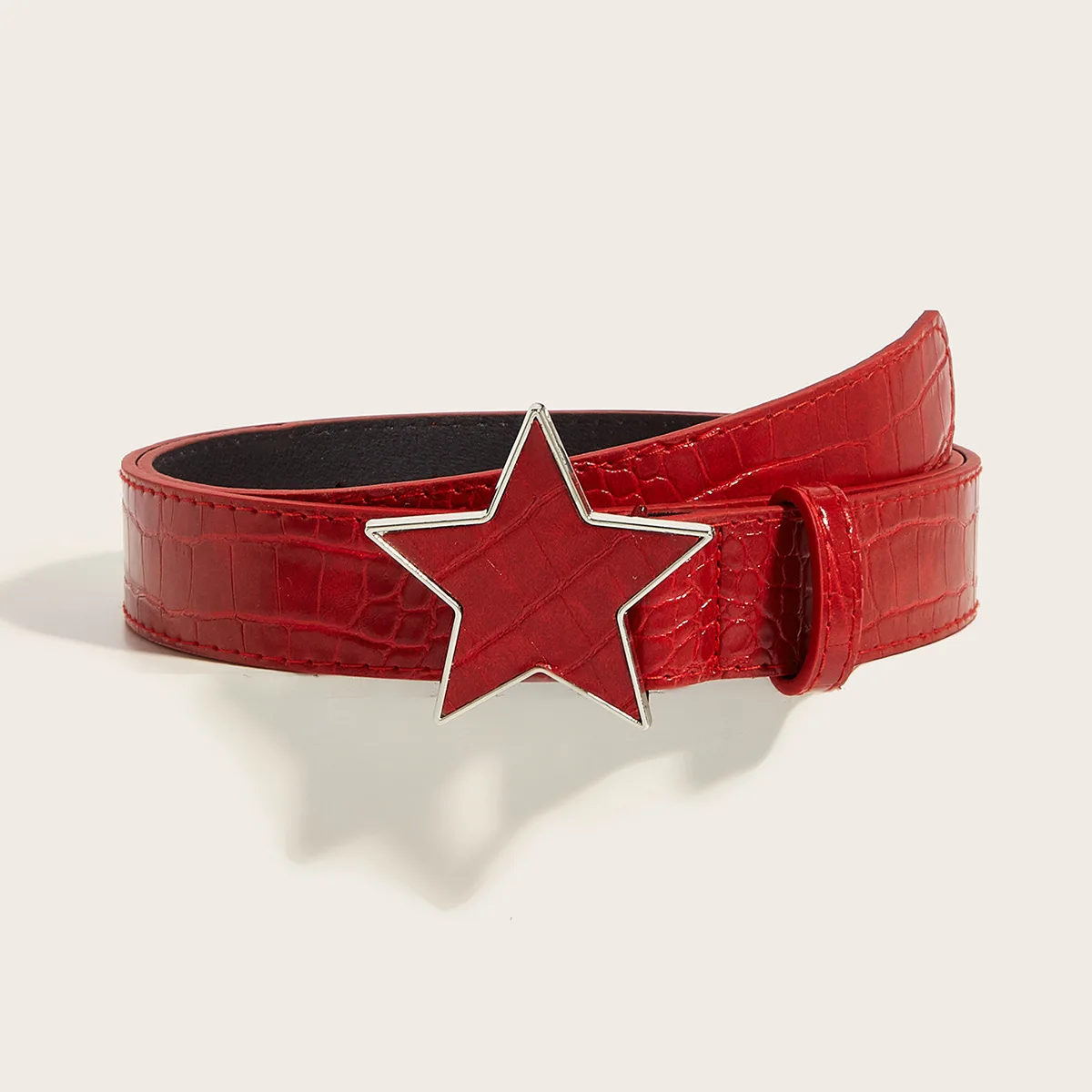 

Y2K Retro Women's Belt - Star Buckle PU Waistband for Jeans | Hip-hop Fashion Accessory & Girdle All-match Style