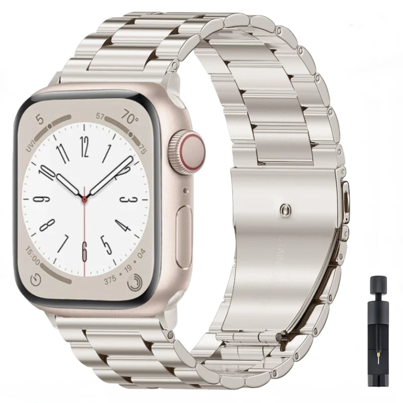 Metallarmband für Apple Watch 10 46 mm 42 mm Ultra/2 49 mm 9 8 7 45 mm 41 mm Edelstahlarmband für iWatch 6 5 4 3 SE 44 mm 40 mm