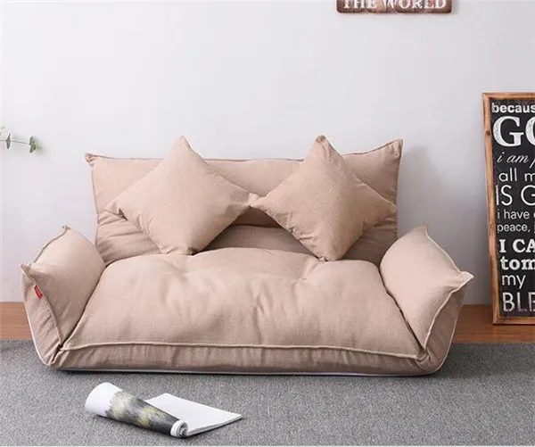 Meble podłogowe rozkładana japońska rozkładana Sofa Futon nowoczesna składana regulowana rozkładana rozkładana leżak dla Sofa do salonu