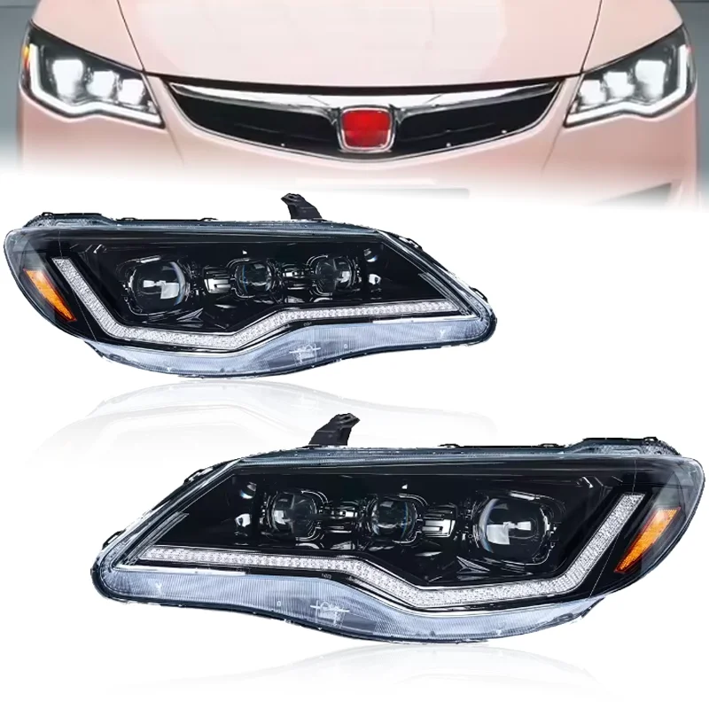 

High Quality Auto Headlights Suitable For Honda Civic FD2 2012-2015 Car Head Lights Front Lights Led Daytime Running Light 12-15