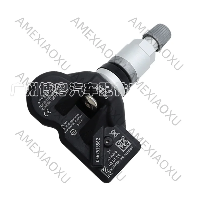 4 Pcs FOR36106798872 6798872 Suitable for BMW 3 Series 5 Series Mini X3 Auto Tire Pressure Sensor AMEXIAOXU