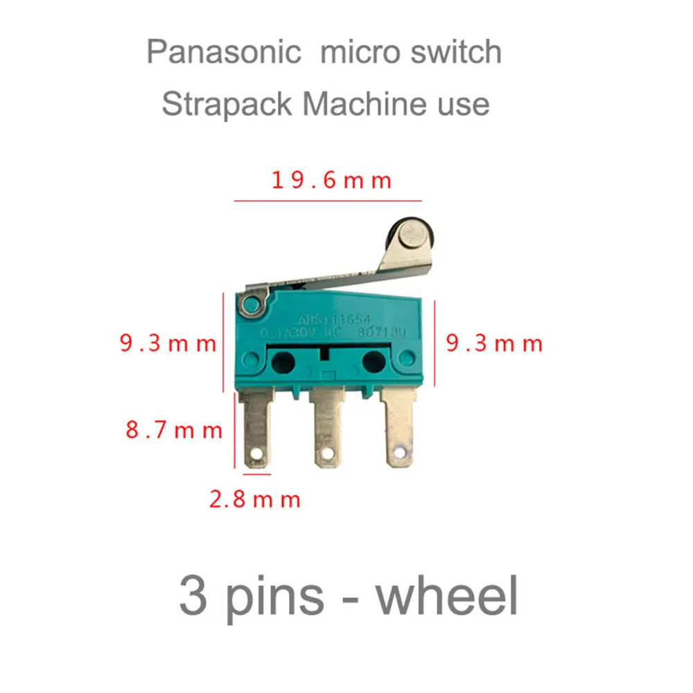 LS-1/2/3 D2RV Micro Switch Semi automatic strapping machine parts,BateRpak Bundling Machine Switch button parts,1pcs price