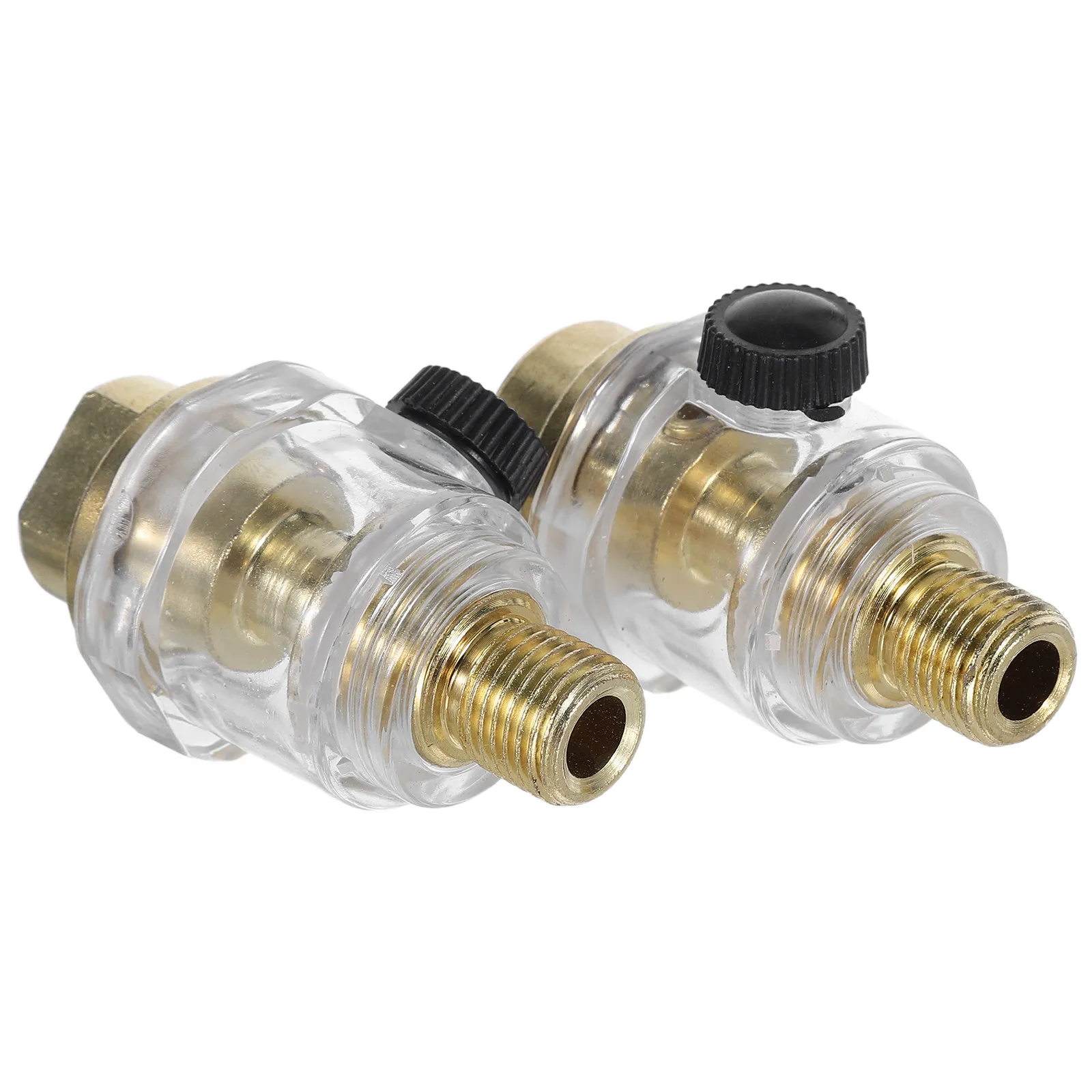 2Pcs Pneumatic Oil Water Separator Filter for Air Impact Wrench & Tools – Compact Workshop Fuel Line Filter