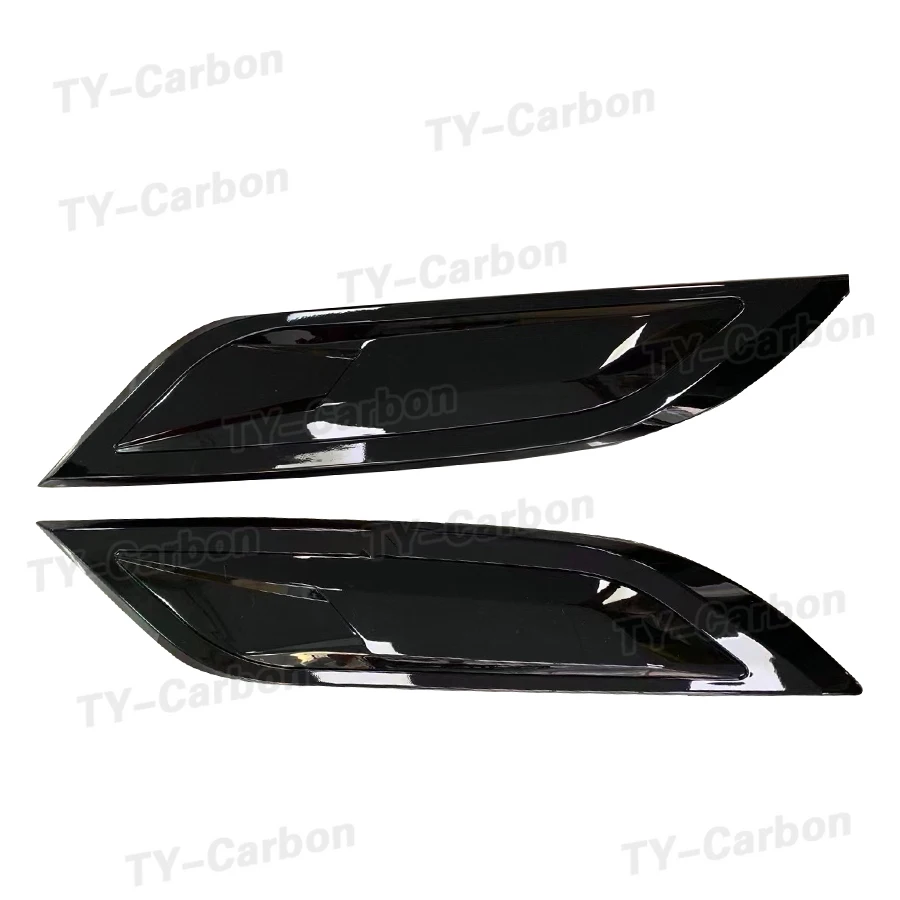 For Land Rover Defender 90 110  2020-2023 High Quality ABS Bright Black Front Bonnet Engine Hood Vent Trim Cover