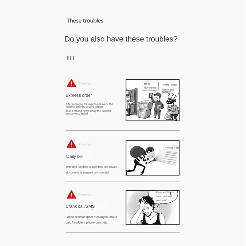 2Pcs Identity Theft Protection Roller Stamp Confidential Roller Stamp Privacy Information Stamp And 4 Pcs Refill Ink