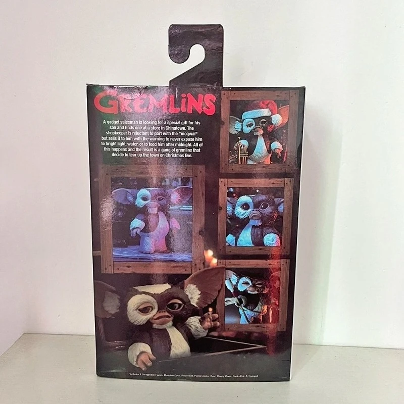 15cm 크리스마스 버전 엘프 움직이는 눈알 액션 피규어 레트로 고무 호러 피규어 장난감 모델 크리스마스 생일 선물