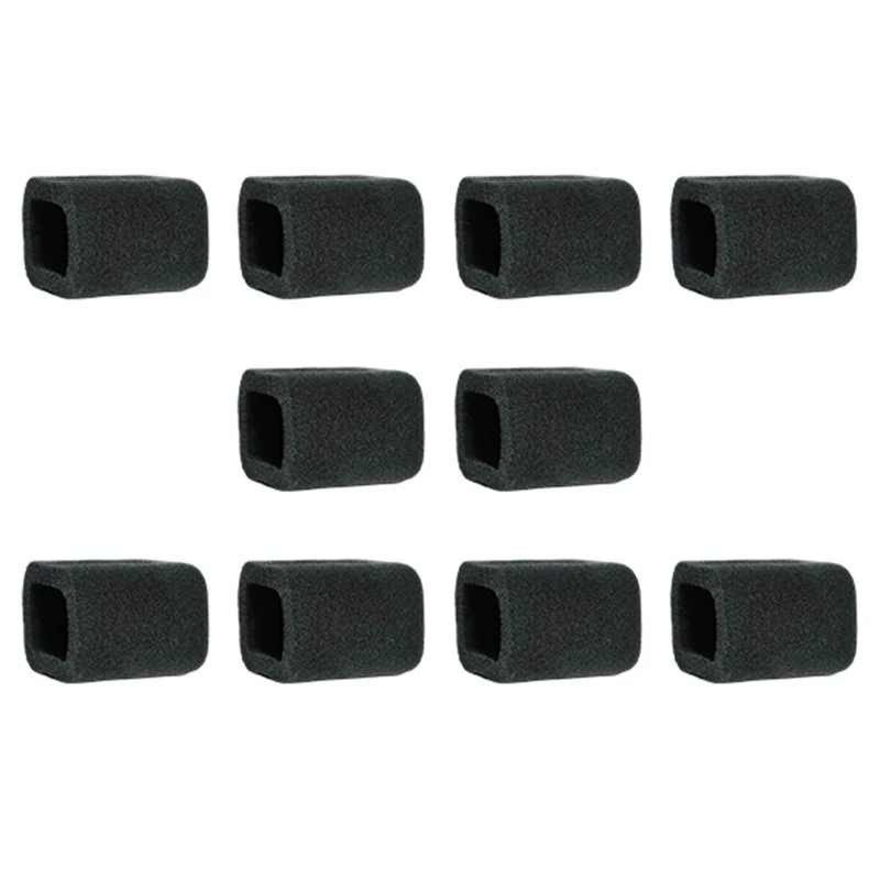 [B24B!】 10Pcs Windproof Microphone Sponge Cover For FIFINE Ampligame