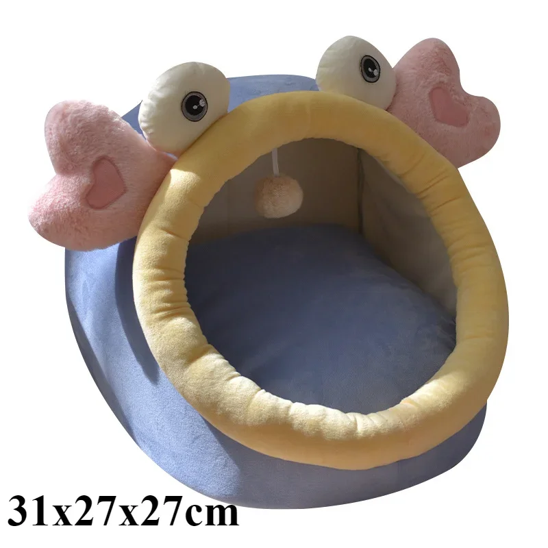 Factory Direct Compatible WithFoldable Pet House Suitable for Small Dogs and Small To Medium-sized Cats Semi Enclosed Warm Cat B