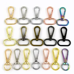 10/20Pcs 13-50mm Metal Carabiner Dog Collar Buckle Bag Strap Clip Hook Webbing Lobster Clasp Buckles Accessories for Handbags