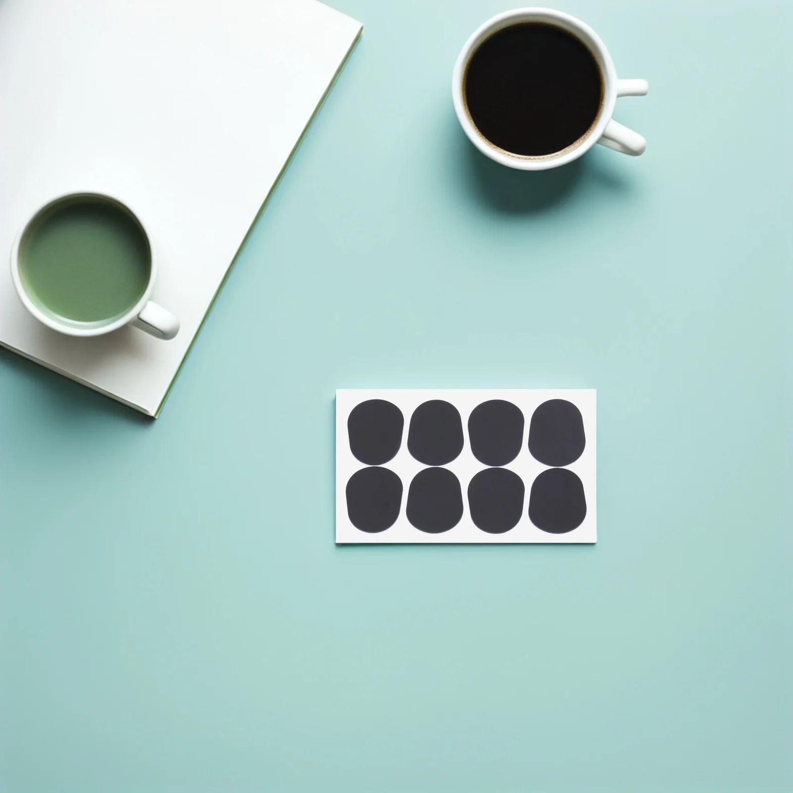 

40Pcs Black Mouthpiece Pads for Sax and Clarinet Self-Adhesive Silicone Cushion Anti-Vibration Guard Thin Protector for Woodwind