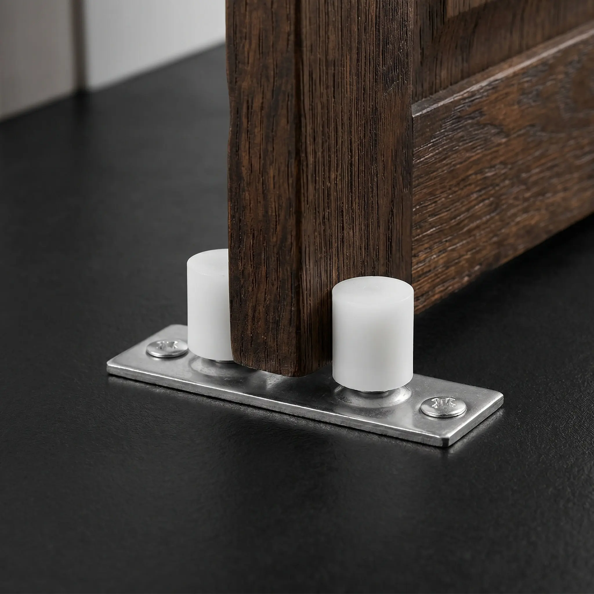 Barn Door Floor Track Stopper Solid Material Sliding Door Guide Bottom Floor Guide Smooth Stable Noise Reduction