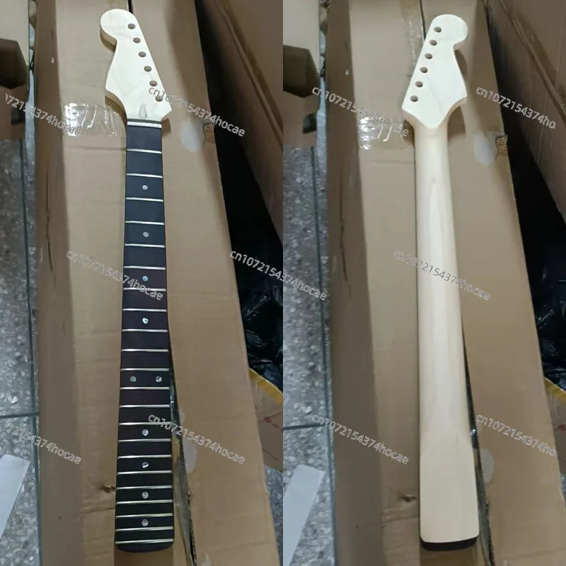 

Аксессуары для электрогитары DIY — левосторонняя грифовая часть и рукоятка (ST), 6 струн, 22 лада, канадский клен + накладка на гриф из палисандра, матовый
